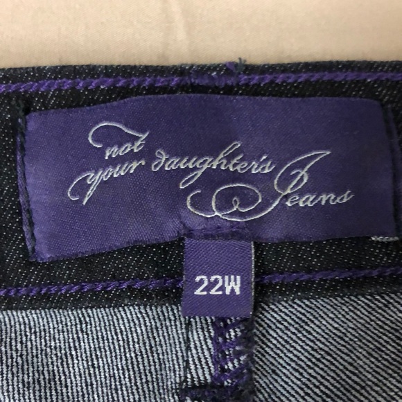 Not Your Daughters Blue Jeans Size 22 - Picture 6 of 8